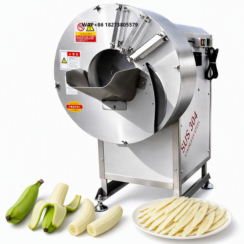Food Slicer Machine Stainless - Ticari Paslanmaz Çelik Çok Fonksiyonlu Meyve,
