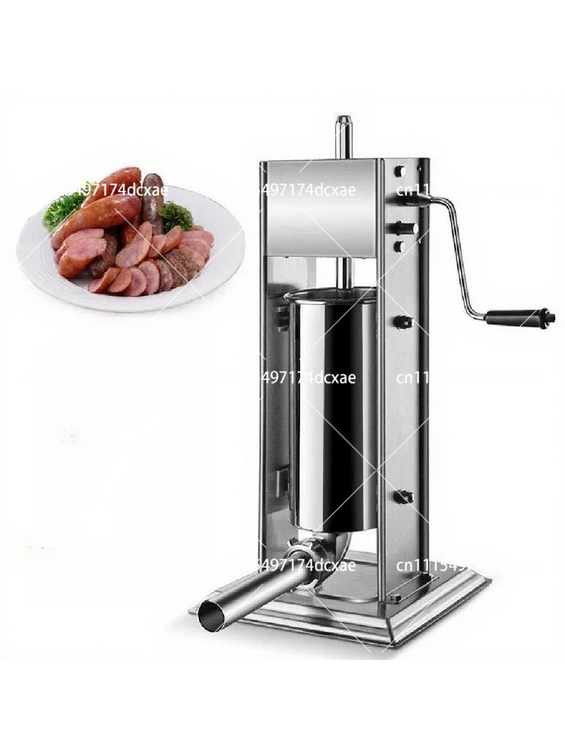 Sausage Stuffer Vertical 5L - Dikey Paslanmaz Çelik Manuel Sosis Doldurma