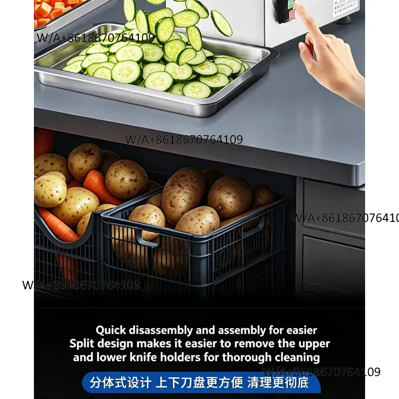 Endüstriyel Otomatik Sebze Doğ - Food Slicer Machine Stainless incelemesi ve fiyatı