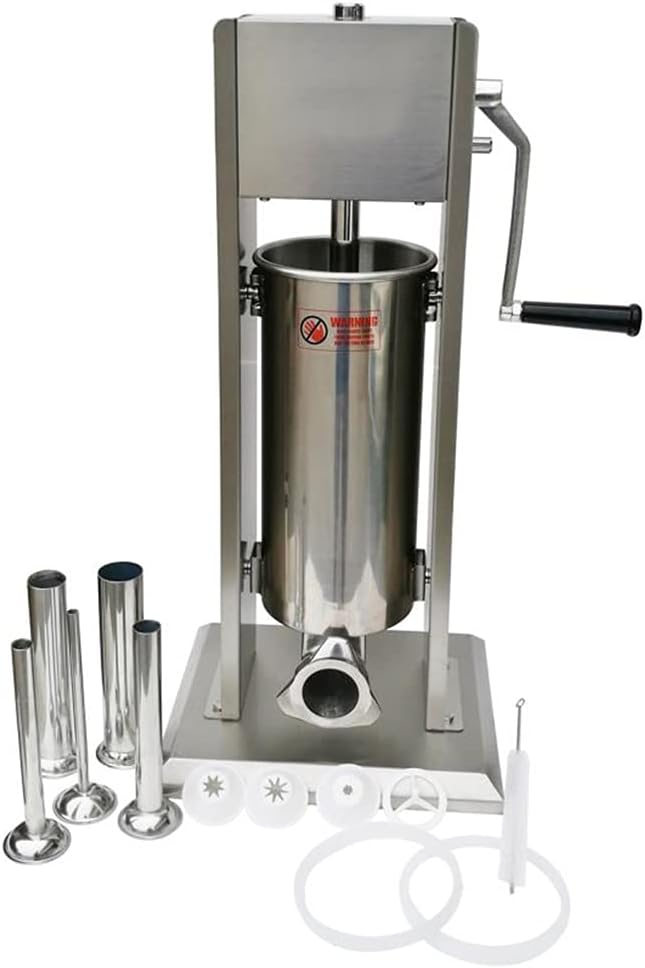 Dikey Paslanmaz Çelik Sosis Do - Sausage Stuffer Vertical 5L incelemesi ve fiyatı