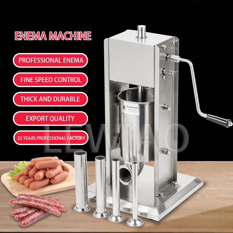 5L Dikey Manuel Paslanmaz Çeli - Sausage Stuffer Vertical 5L incelemesi ve fiyatı