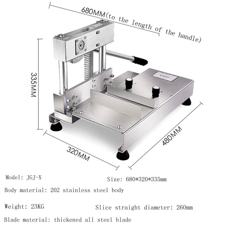 Ev Mutfak Manuel Dondurulmuş E - Frozen Meat Slicer Manual incelemesi ve fiyatı