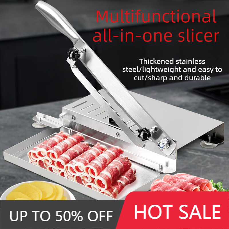 Paslanmaz Çelikten Yapılmış, E - Frozen Meat Slicer Manual incelemesi ve fiyatı