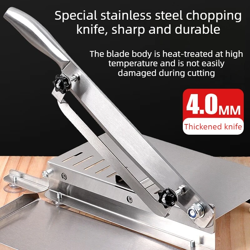 Paslanmaz Çelikten Yapılmış, E - Frozen Meat Slicer Manual incelemesi ve fiyatı