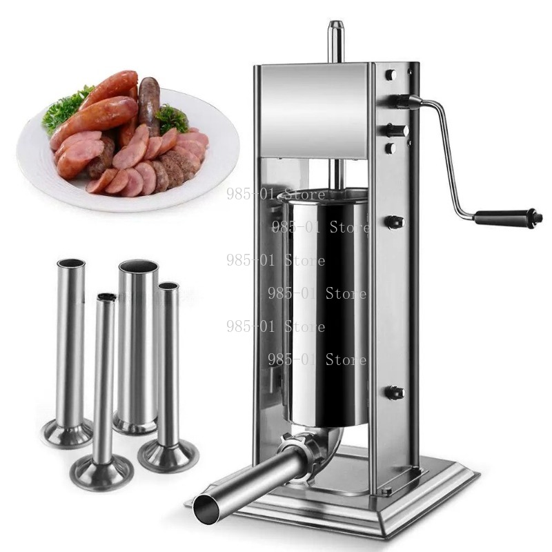 3L 5L 7L Dikey Tip, Manuel Sos - Sausage Stuffer Vertical 5L incelemesi ve fiyatı