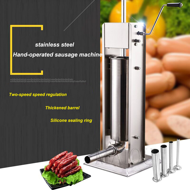 3 5 7 L Manuel Sosis Dolum Mak - Sausage Stuffer Vertical 5L incelemesi ve fiyatı
