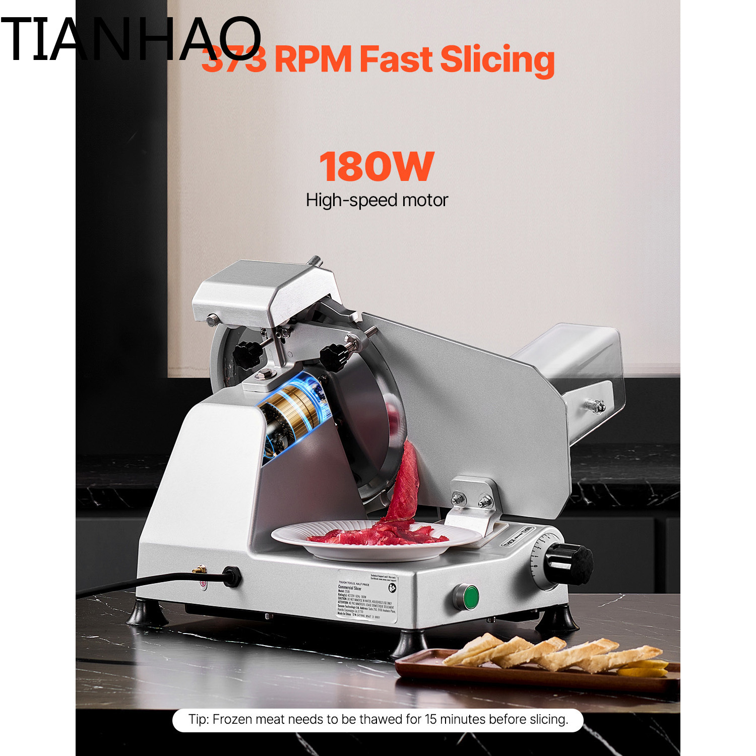 SucceBuy 10 inç 180W Ticari Et - Commercial Meat Slicer 10 Inch incelemesi ve fiyatı