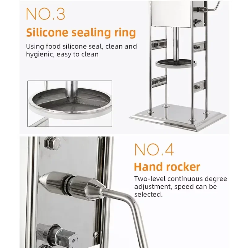 Dikey Manuel Sosis Doldurucu 3 - Sausage Stuffer Vertical 5L incelemesi ve fiyatı